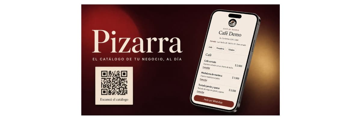 Tu Pizarra - Menú Digital