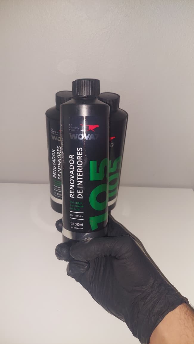Wova7 105 Renovador de interiores 500ml plasticos interiores